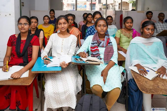 Intermediate and degree students at OmegA Tuitions